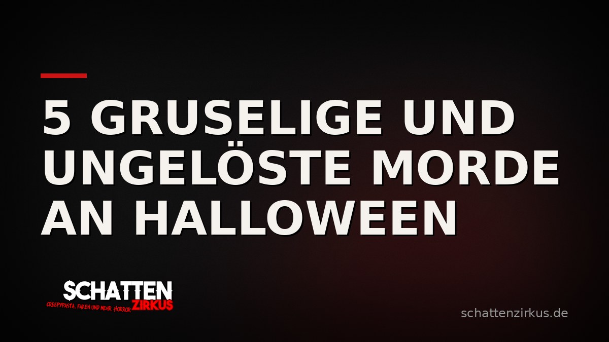 Bild von 5 Gruselige und ungelöste Morde an Halloween